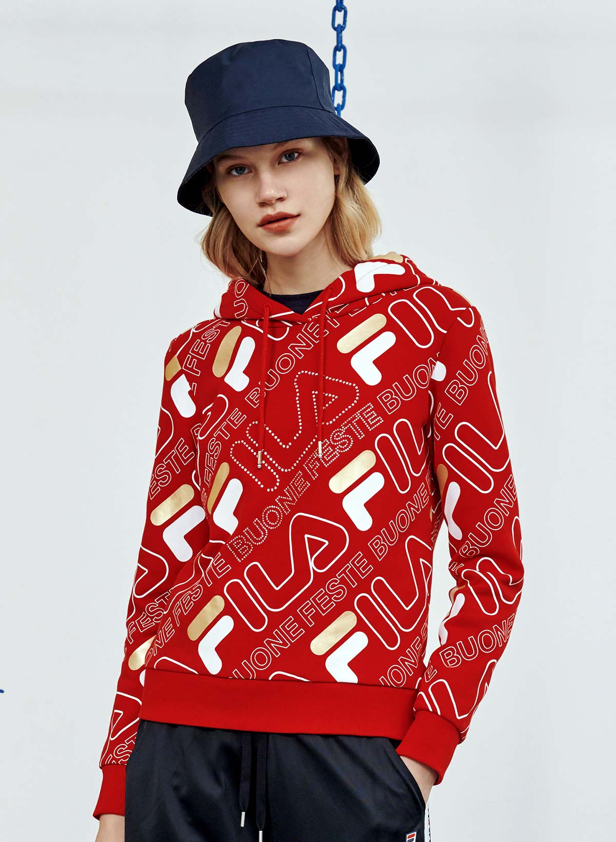 女士时尚运动originale连帽卫衣