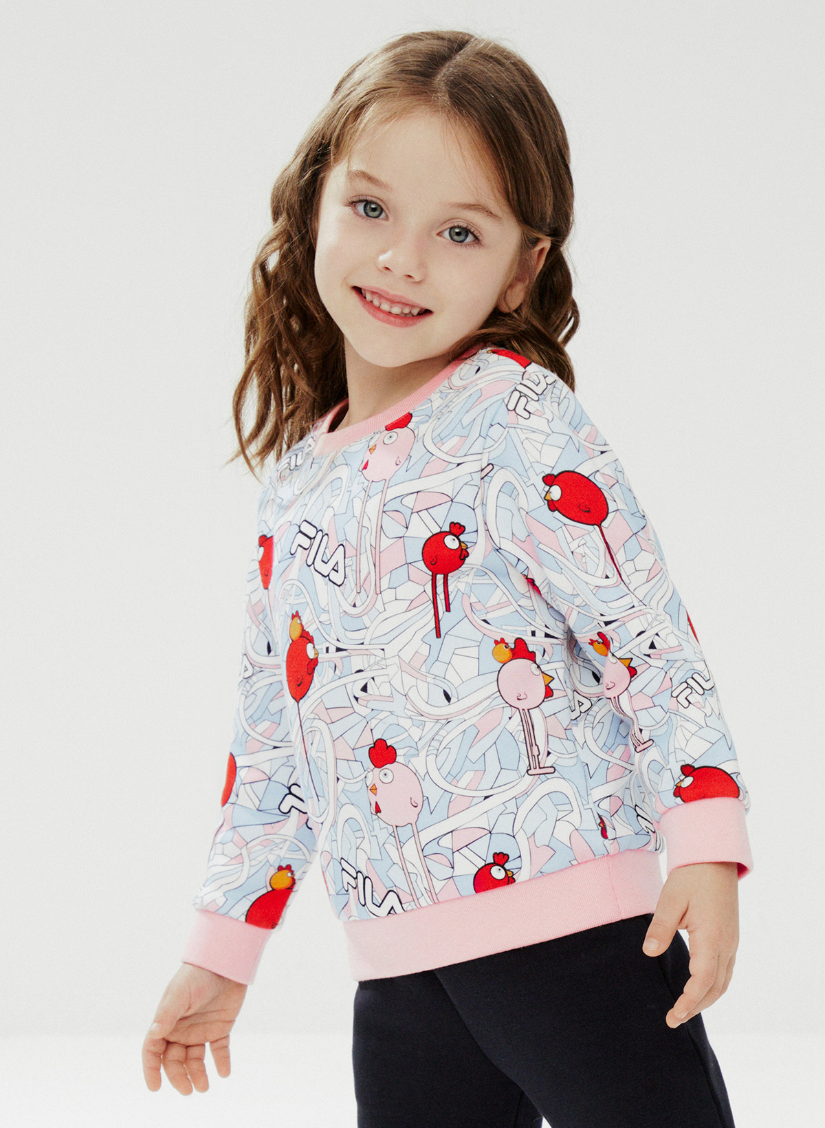 女小童儿童套头卫衣